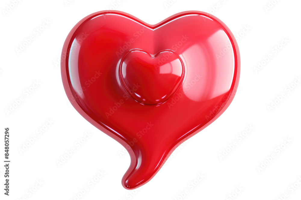 Hart shape social media isolated on transparent background Hart shape social media isolated on transparent background