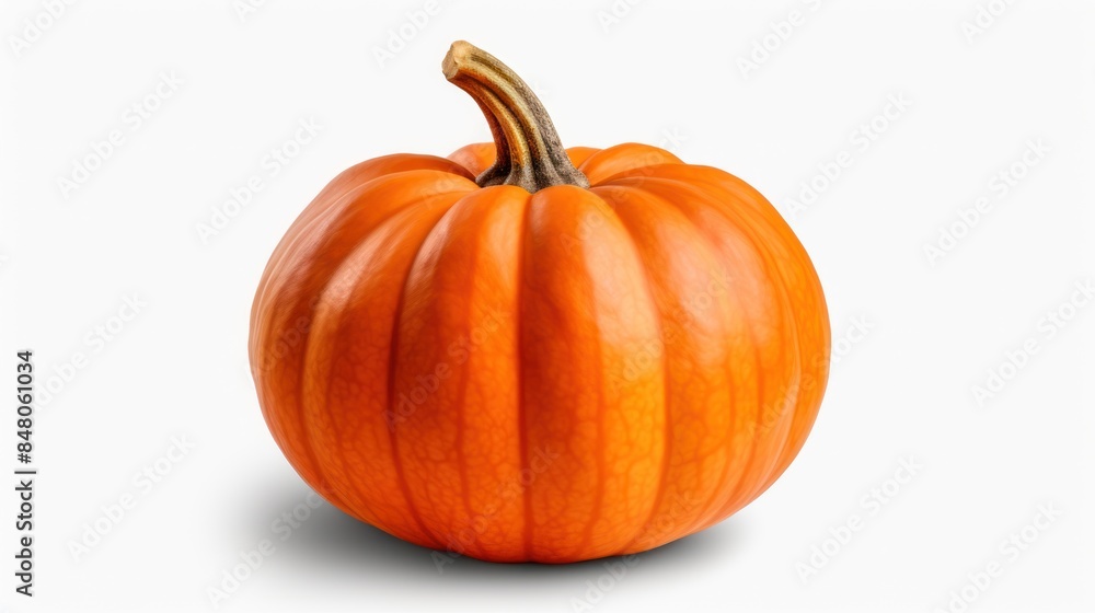 Pumpkin on transparent or white background, Pumpkin on transparent or white background,