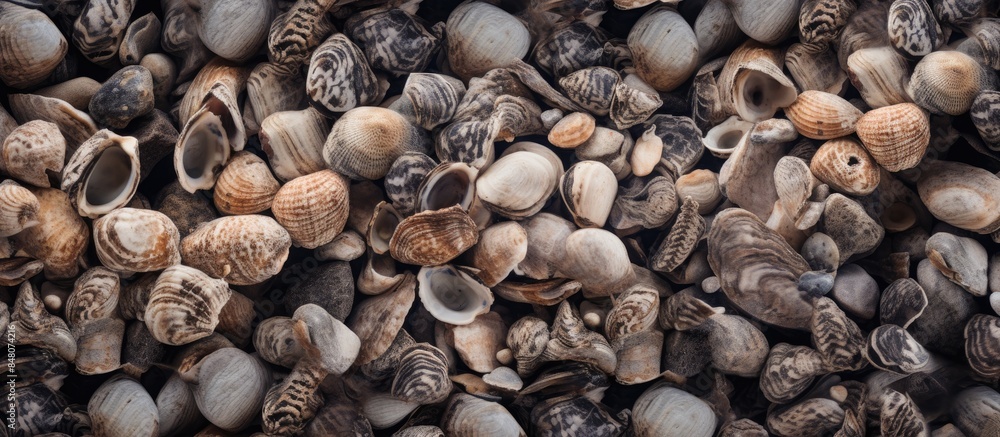 Macro view of barnacles at the sea shore Texture of barnacles at sea rocks. Creative banner. Copyspace image Macro view of barnacles at the sea shore Texture of barnacles at sea rocks. Creative banner. Copyspace image