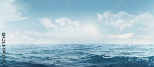 sweeping view of the sea. Creative banner. Copyspace image