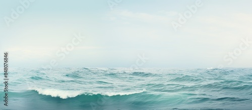 The water sea background. Creative banner. Copyspace image