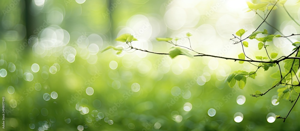 bokeh background from nature under tree shade. Creative banner. Copyspace image bokeh background from nature under tree shade. Creative banner. Copyspace image