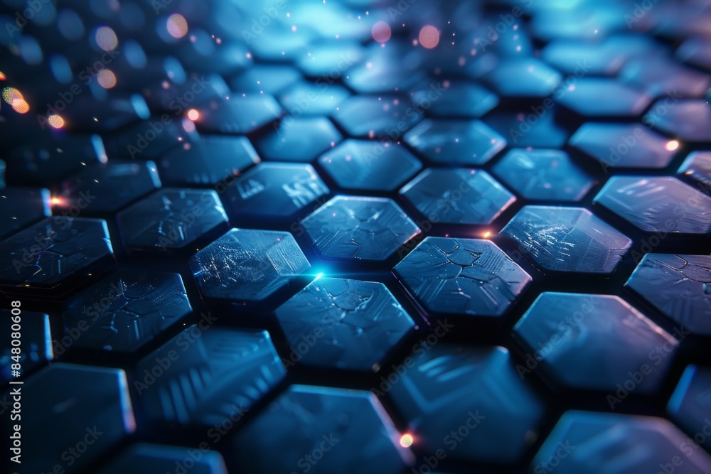 Futuristic Hexagonal Technology Background Futuristic Hexagonal Technology Background