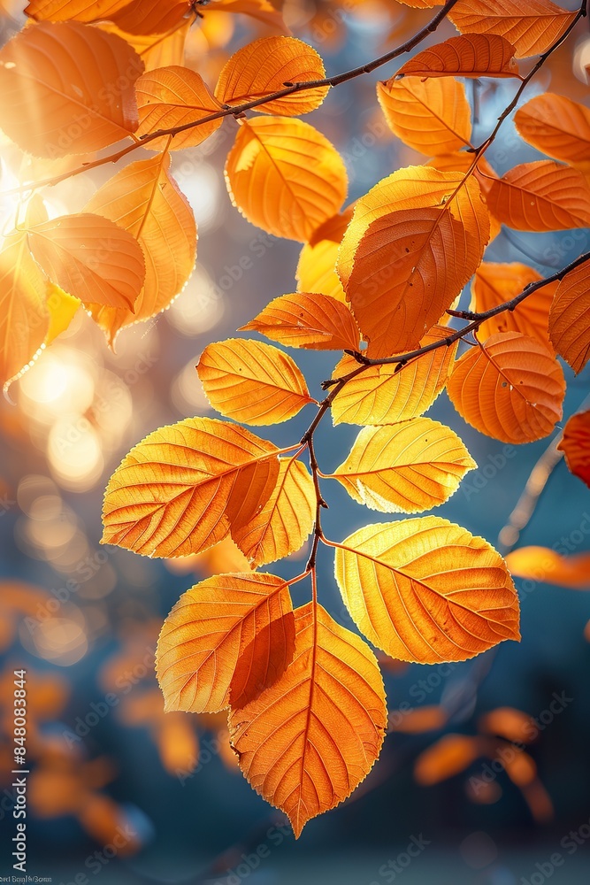 Close up of autumn leaves background Close up of autumn leaves background