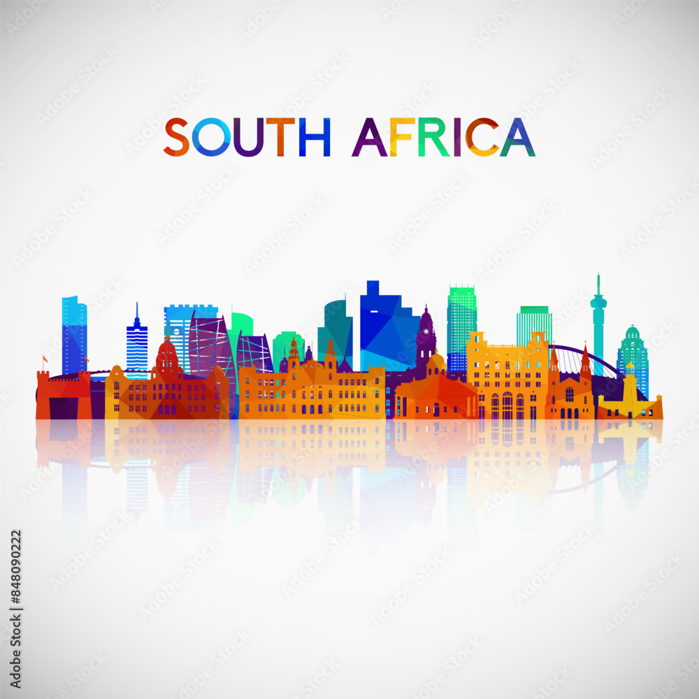 Fototapeta premium South Africa 01-1 (Black and white)