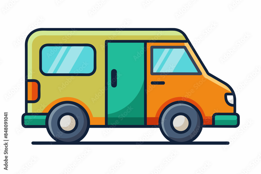 Delivery car vector illustration Delivery car vector illustration