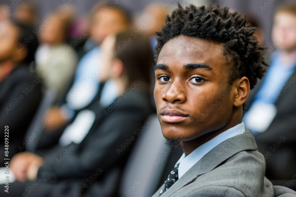 Young Professional Attending Conference Young Professional Attending Conference