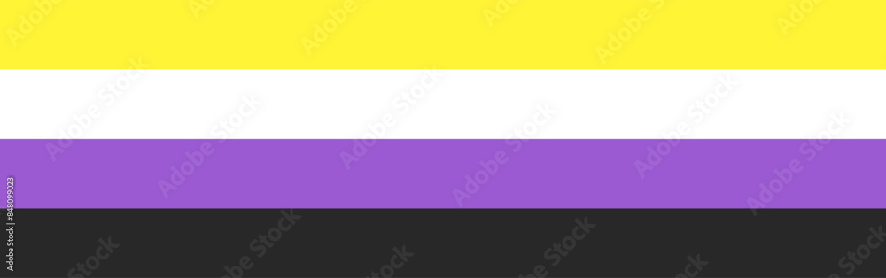 Fototapeta premium The Rainbow flag symbol LGBTQ+ community. The rainbow pride flag and other is a symbol of lesbian, gay, bisexual, transgender (LGBT) and queer pride and LGBT social movements. Vector illustration