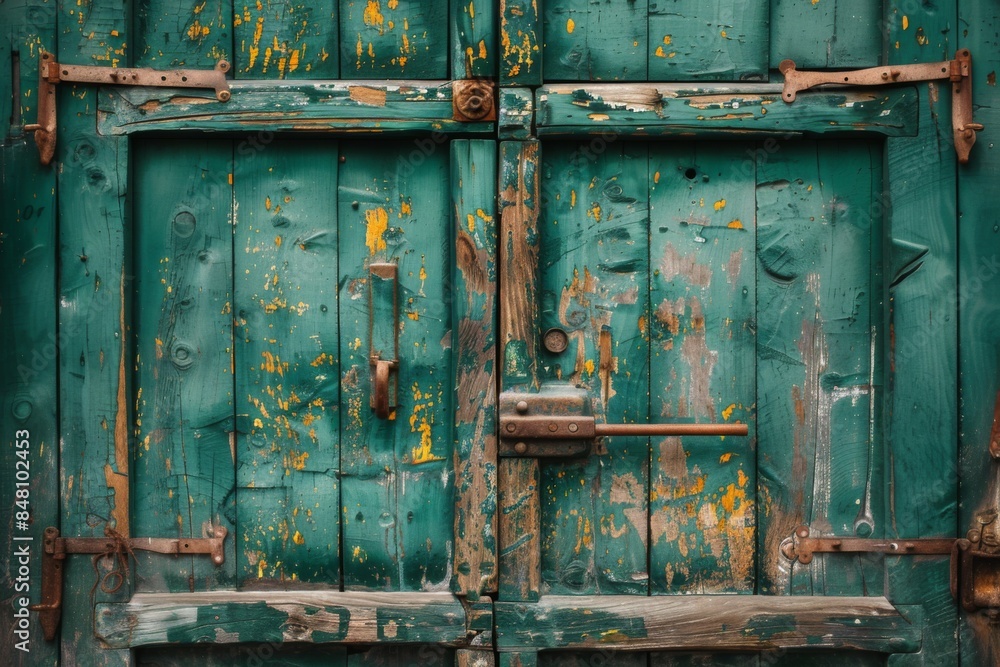 Old Rustic Wooden Door Old Rustic Wooden Door