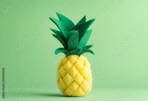 Pineapple on blank background