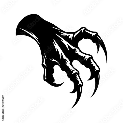 clawed monster hands illustration