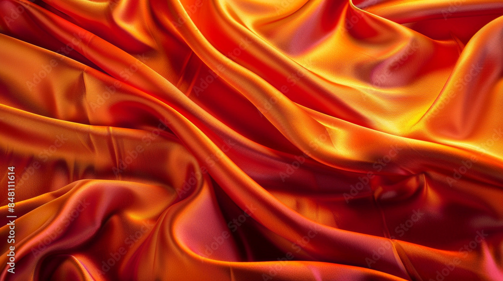 Orange and Garnet silk background Orange and Garnet silk background