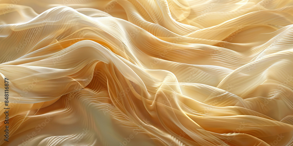Gossamer Gauze: Close-Up of Lightweight and Textured Gauze Fabric with Sheer Appearance Gossamer Gauze: Close-Up of Lightweight and Textured Gauze Fabric with Sheer Appearance