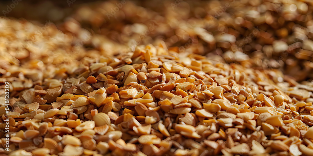 Obraz premium Gritty Grains: Close-Up of Coarse and Textured Grains