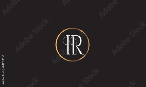 IR, RI , R ,I, Abstract Letters Logo Monogram
