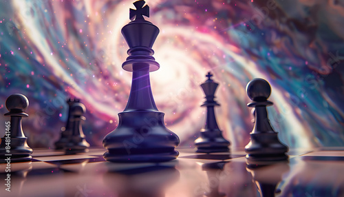 Playing chess with the universe, I strategized moves that unlocked gates to alternate realities photo