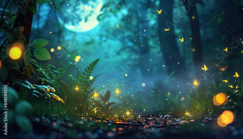 Dancing with fireflies in a moonlit forest, I felt the magic of nature pulsing through my veins.