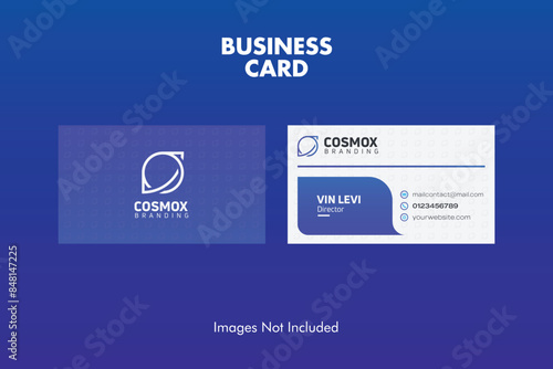 corporate business card psd template