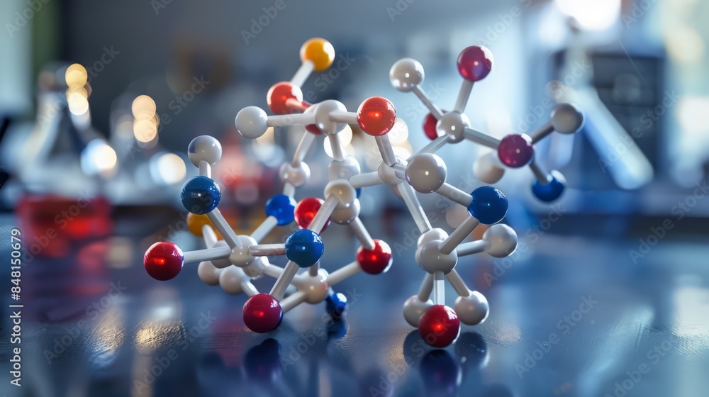 A molecular model of aspirin highlights its functional groups and chemical structure. A molecular model of aspirin highlights its functional groups and chemical structure.