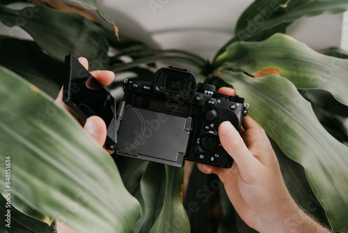 Tableau sur toile Sony A7RV in hands