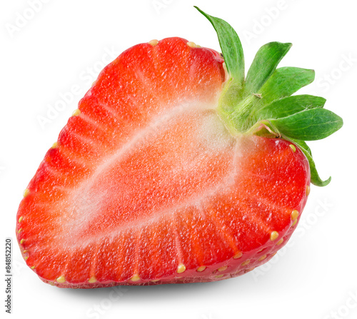 Canvastavla Strawberry half isolated png