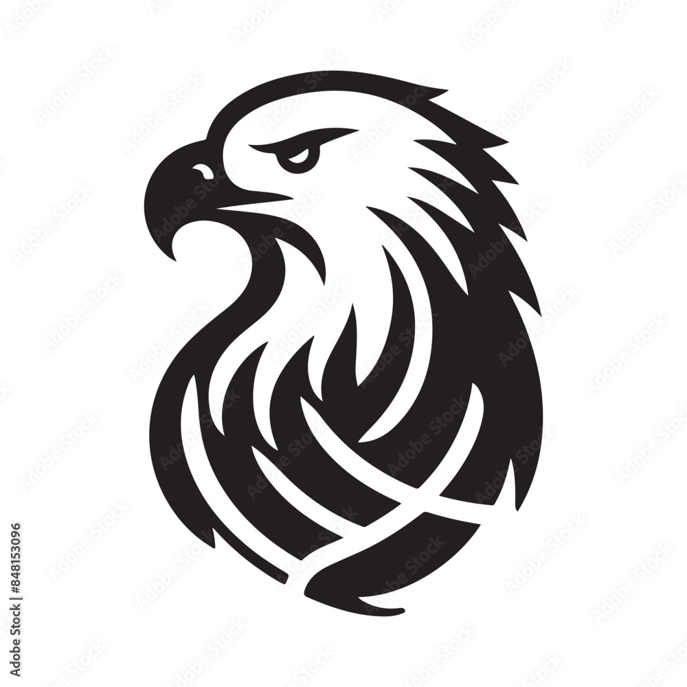 Eagle head logo vector illustration
Eagle head logo vector illustration
