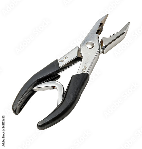 Pliers on transparent isolated background