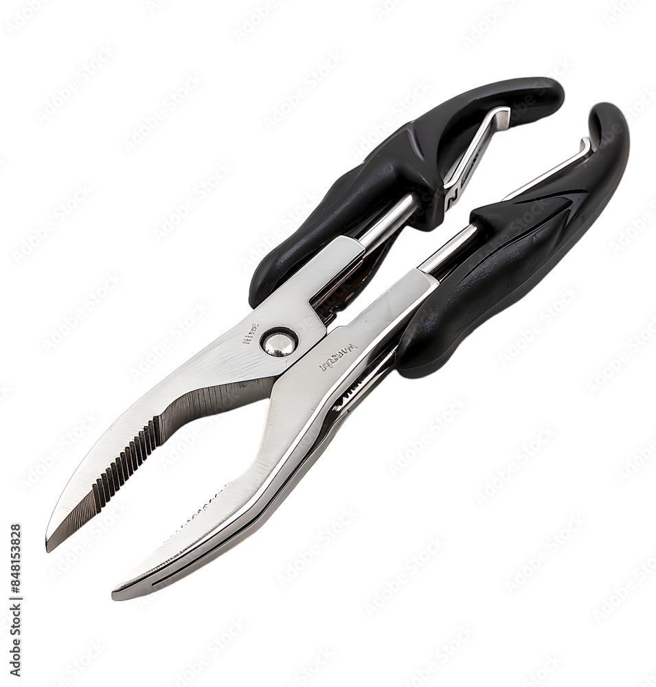 Obraz premium Pliers on transparent isolated background