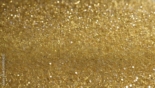 golden glitter confetti background