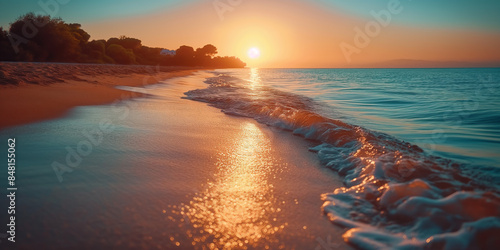 Strand Sonnenuntergang photo