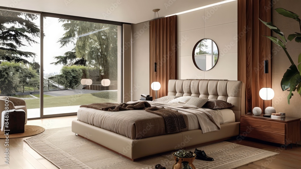 A well-designed bedroom combines functionality with aesthetics, ensuring a harmonious and restful environment A well-designed bedroom combines functionality with aesthetics, ensuring a harmonious and restful environment