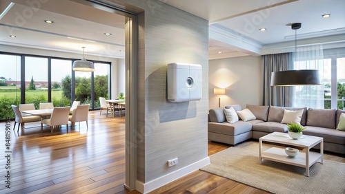 Seamless integration of motion sensor technology in a modern smart home setting, motion sensor, smart home