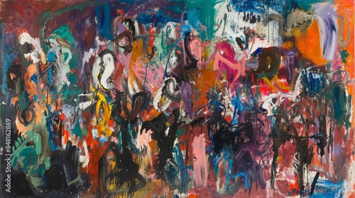 Analyze the impact of abstract expressionism on global art trends. How did this movement influence artists in different cultures and regions? © Thirawat