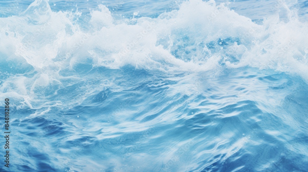 A mesmerizing dance of water as the waves of the river and the sea meet in a harmonious blend during high tide A mesmerizing dance of water as the waves of the river and the sea meet in a harmonious blend during high tide