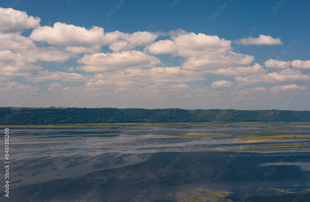 Obraz premium Mississippi River in Southern Wisconsin Driftless Region