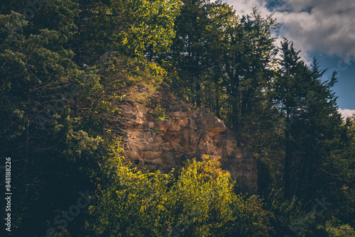 Cliffs in Wisconsin Driftless Region