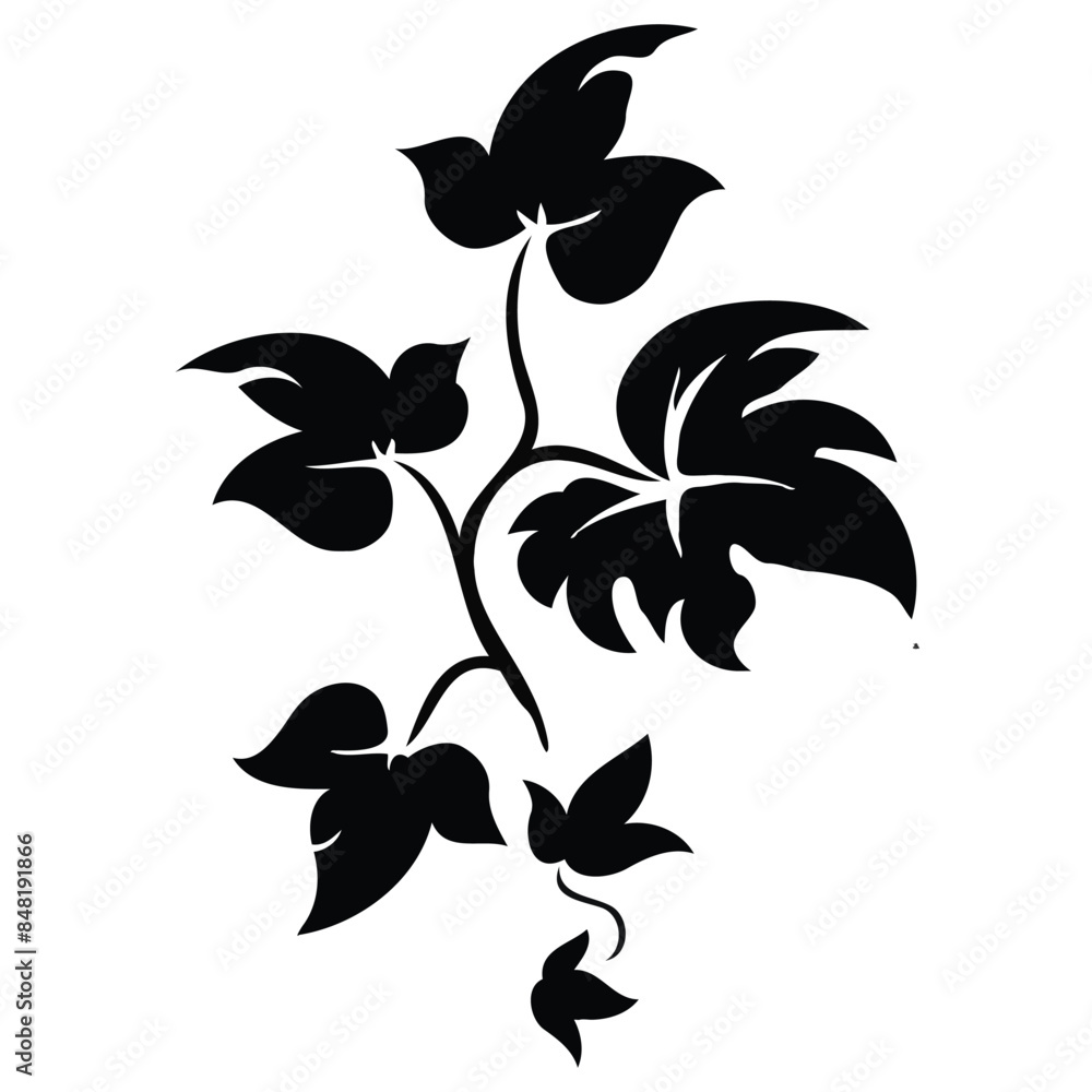 Leaf Minimalist and Simple Silhouette Vector illustration Leaf Minimalist and Simple Silhouette Vector illustration