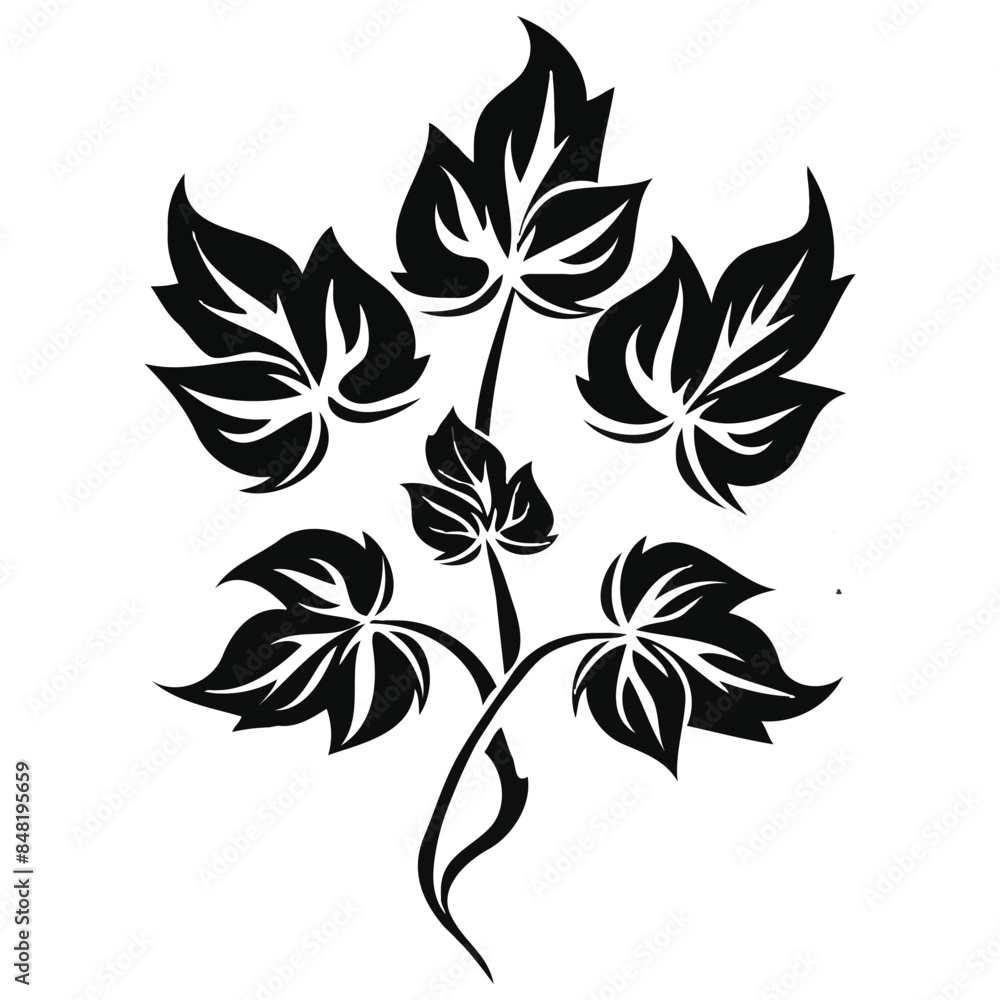Leaf Minimalist and Simple Silhouette Vector illustration Leaf Minimalist and Simple Silhouette Vector illustration
