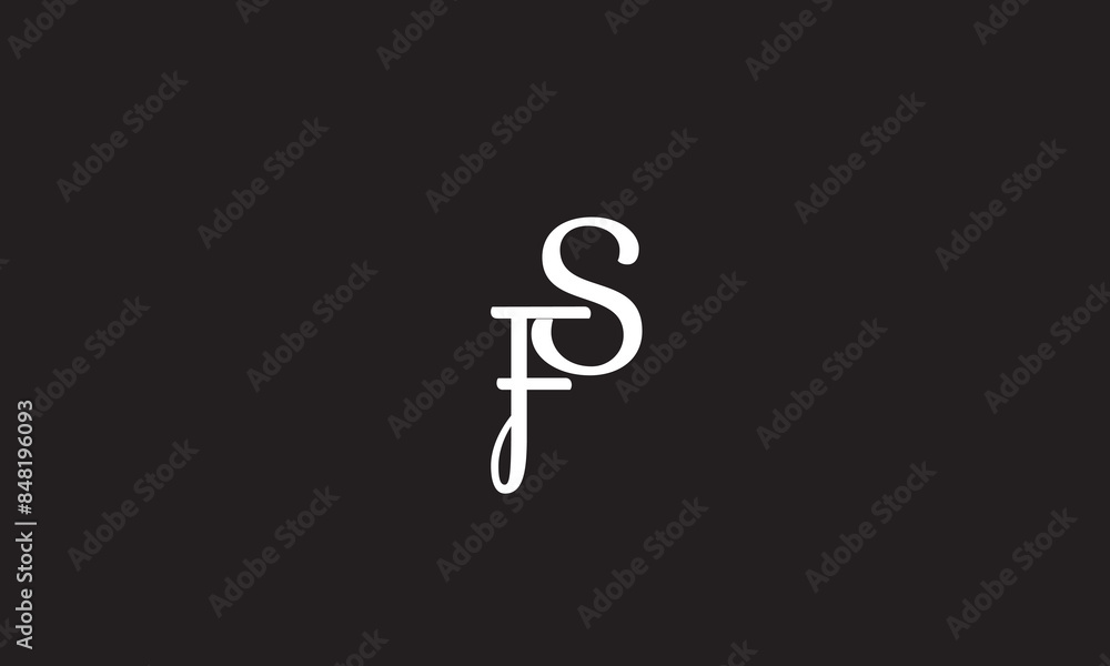 FS, SF , F ,S, Abstract Letters Logo Monogram FS, SF , F ,S, Abstract Letters Logo Monogram
