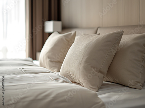 Enhance your bedroom with beautifully adorned pillows for maximum comfort