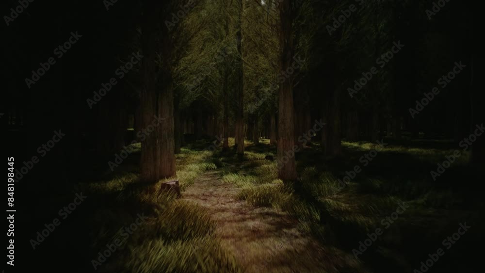Follow the Forest Pathway - Loop Tunnel Style - Nature Landscape Background V2 Follow the Forest Pathway - Loop Tunnel Style - Nature Landscape Background V2