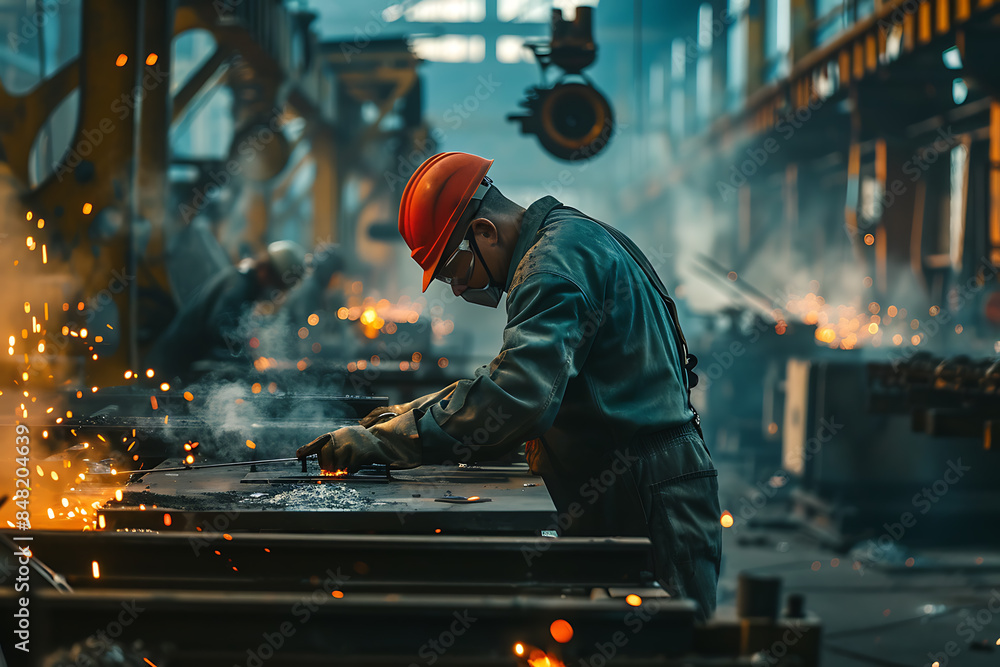 Various industry sectors with dedicated workers, showcasing diverse environments from factories to construction sites and technology hubs. Various industry sectors with dedicated workers, showcasing diverse environments from factories to construction sites and technology hubs.