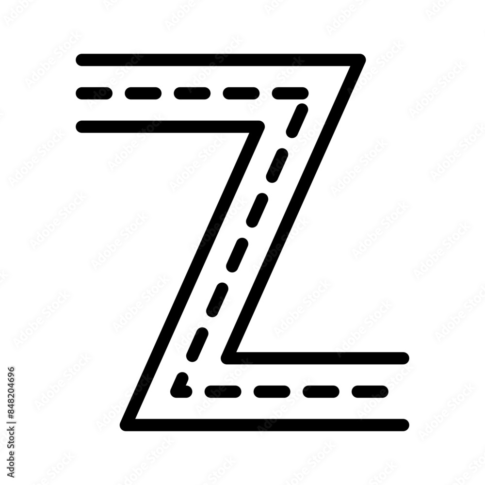 Road line icon. Way icon. Road icon isolated on white background. Transparent background, minimalist symbol. Vector images Road line icon. Way icon. Road icon isolated on white background. Transparent background, minimalist symbol. Vector images