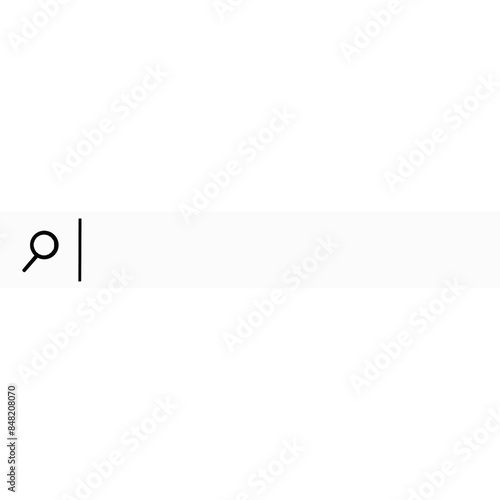 Search bar. Search bar and microphone. title border. computer window template 