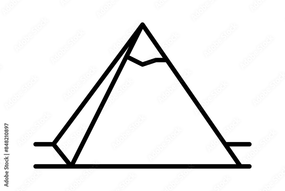 Pyramid, Egypt landmark icon. Suitable use for travel, holiday, app, website, infographic and more. Pyramid, Egypt landmark icon. Suitable use for travel, holiday, app, website, infographic and more.
