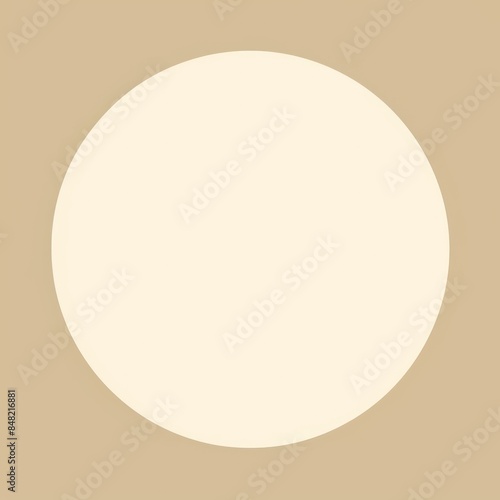 White empty blank area circle on background, pixel-perfect simple, flat vector illustration template mock-up circular