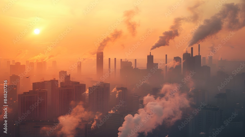 Urban smog and air pollution contributing to global warming Urban smog and air pollution contributing to global warming