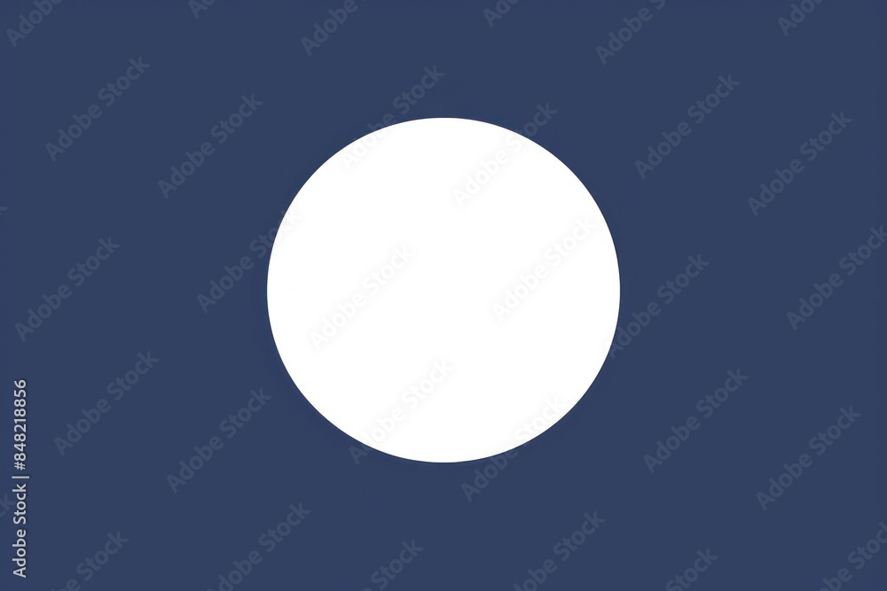 White empty blank area circle on background, pixel-perfect simple, flat vector illustration template mock-up circular