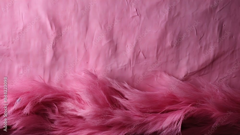 Obraz premium pink textured fabric background
