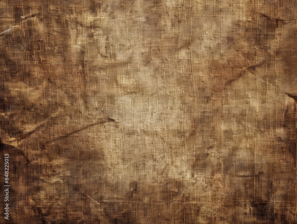 Fototapeta premium Optimized sentence: Brown canvas backdrop background.